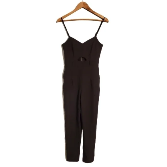 NWOT Material Girl Black Cut Out Jumpsuit - Picture 1 of 3